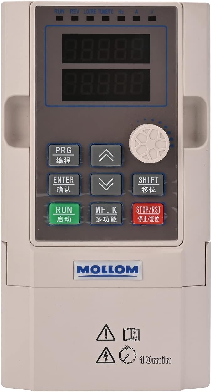 Mollom محرك تردد متغير VFD 220V 2.2KW 3HP 9.6A 220V مدخل أحادي أو ثلاثي إلى مخرج ثلاثي 0-3000 هرتز للتحكم في العاكس لمحرك المغزل CNC للتحكم في السرعة - Image 1
